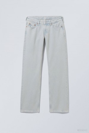 Weekday Arrow Low 真っ直ぐ Jeans デニム レディース 青 Japan | N6J-9408