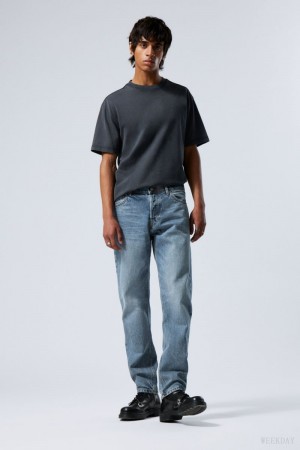 Weekday Barrel Relaxed Tapered Jeans デニム メンズ 青 Japan | F6Y-3023