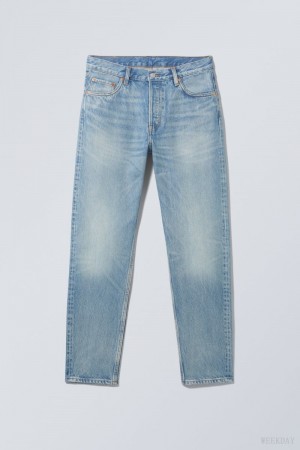 Weekday Barrel Relaxed Tapered Jeans デニム メンズ 青 Japan | T4C-0987