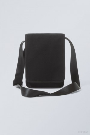 Weekday Becky キャンバス Bag バッグ レディース 黒 Japan | V5E-5369