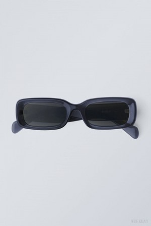 Weekday Cruise Squared Sunglasses サングラス レディース 青 Japan | J3N-4278