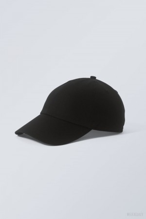 Weekday Essential Cotton Cap ハット レディース 黒 Japan | E2D-1024