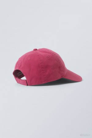 Weekday Essential Washed Cap ハット レディース ピンク Japan | K4T-3873