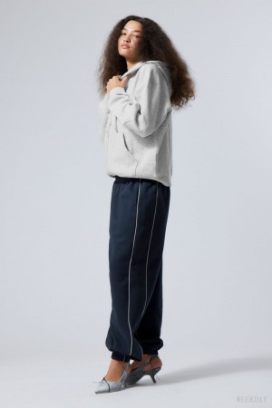 Weekday Even Piping Sweatpants ズボン レディース 暗青 Japan | N3K-1198