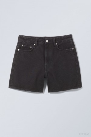 Weekday Eya Denim Shorts ショートパンツ レディース 黒 Japan | A6B-1311