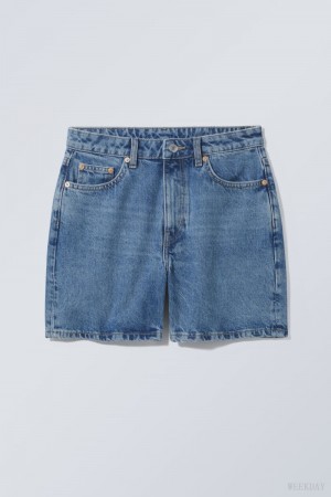 Weekday Eya Denim Shorts ショートパンツ レディース 青 Japan | X9H-6333