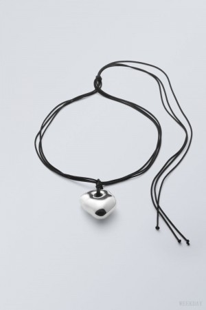 Weekday Kate Necklace ジュエリー レディース シルバー Japan | O2W-1206