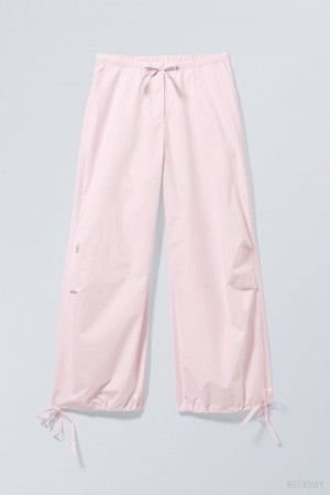 Weekday Luisa Parachute Trousers ズボン レディース ピンク Japan | A4W-6018