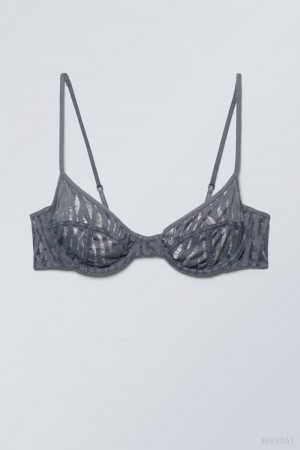 Weekday Molly Underwire Bra ブラ レディース 暗グレー Japan | G9B-1427