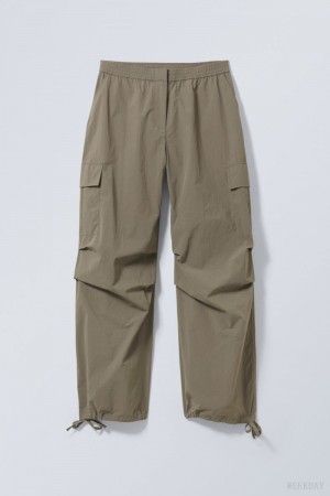 Weekday Nila Parachute Trousers ズボン レディース 暗 Japan | I3E-0545