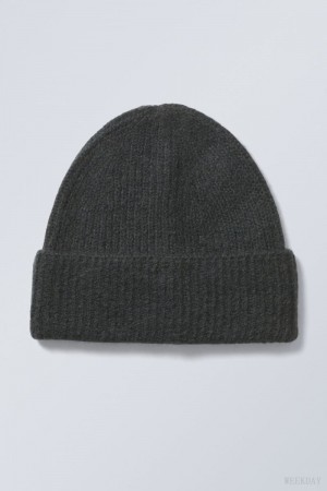 Weekday Pow Beanie ハット レディース Charecoal Japan | A2Y-6208