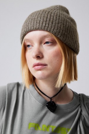 Weekday Pow Beanie ハット レディース Mole Japan | Q7C-8598