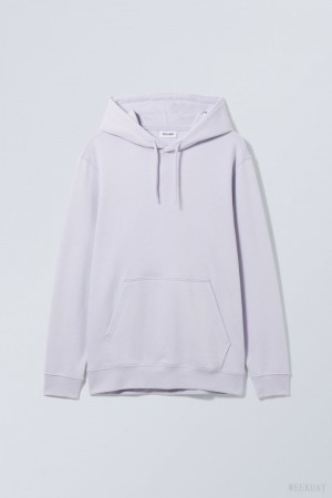 Weekday Standard Midweight Hoodie パーカー メンズ 紫 Japan | C7S-7667