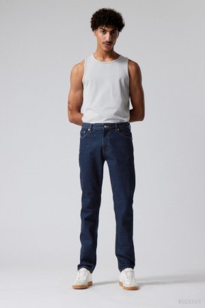 Weekday Sunday Slim Tapered Jeans デニム メンズ 青 Japan | D0Q-4415