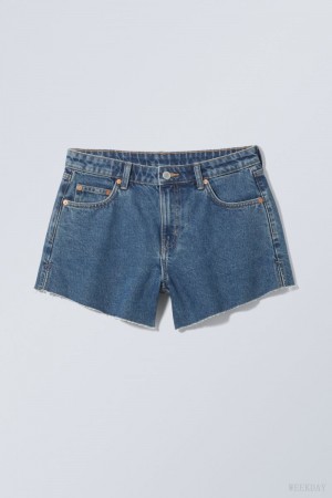 Weekday Swift Denim Shorts ショートパンツ レディース 青 Japan | R9K-6538