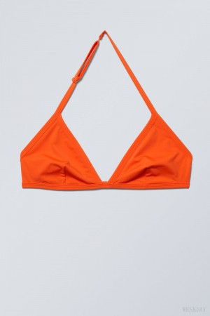 Weekday Vega Halter Triangle Bra ブラ レディース 赤 Japan | Z7W-7741