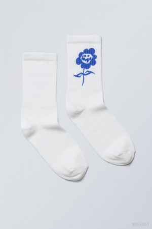 Weekday 運動 Printed Socks ソックス レディース Alternate Realities Japan | E8Q-6739