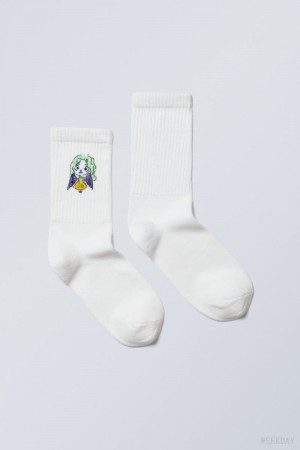 Weekday 運動 Printed Socks ソックス レディース Angel Japan | X2F-8067