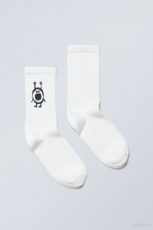 Weekday 運動 Printed Socks ソックス レディース Mini Tubbie Japan | R6U-2129