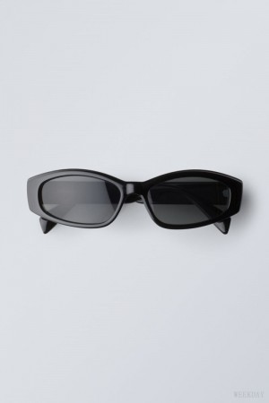 Weekday スライドサンダル Sunglasses サングラス メンズ 黒 Japan | M2C-7932