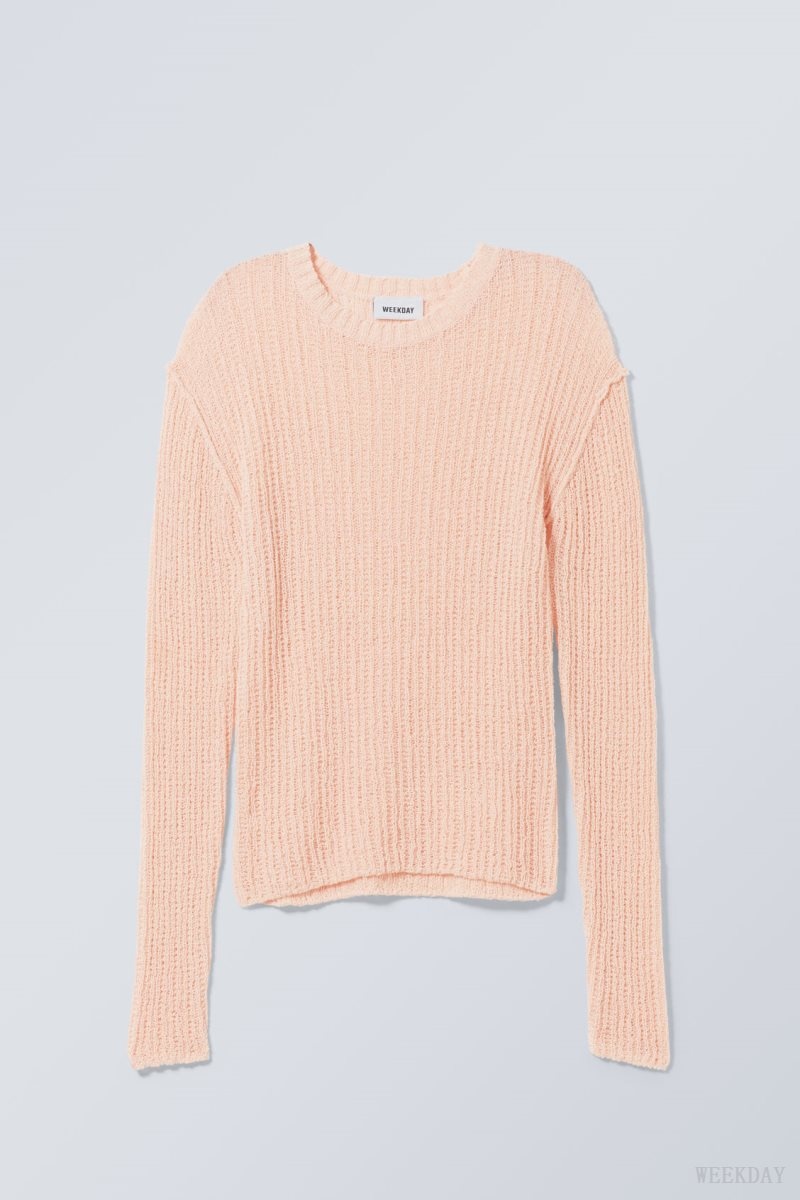 Weekday Ada Sweater セーター レディース ピンク Japan | I7B-3803