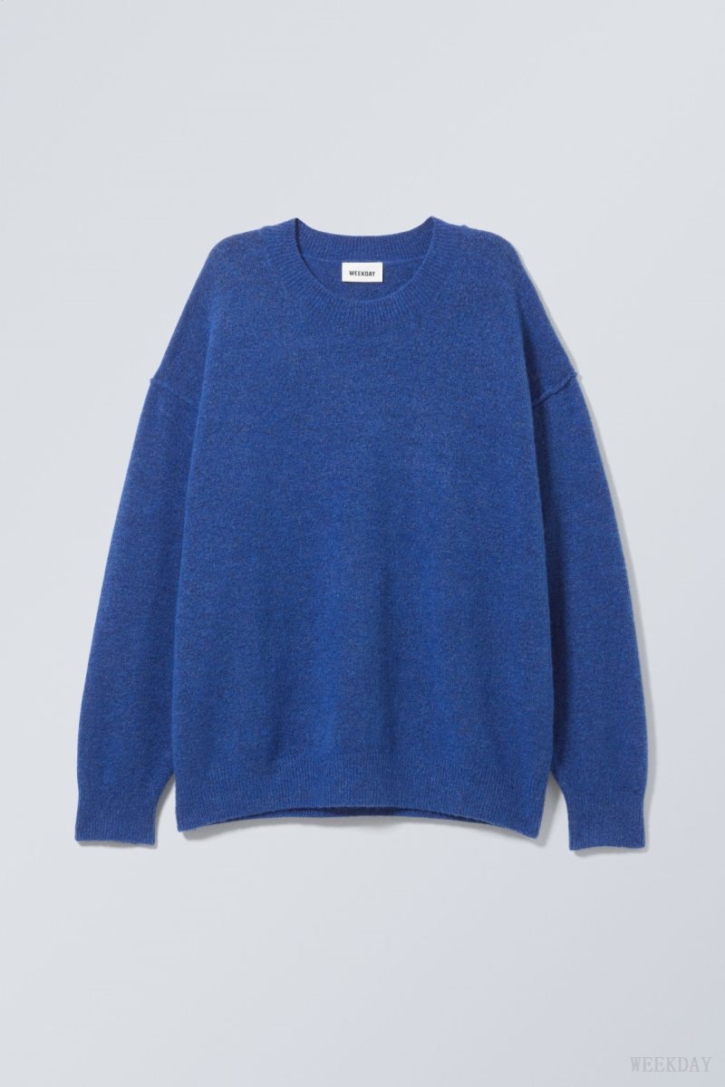 Weekday Annie Knit Sweater セーター レディース 青 Japan | J1P-8391