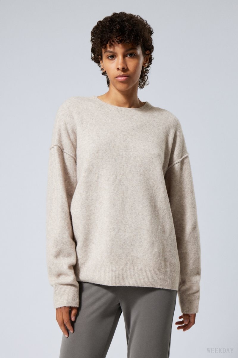 Weekday Annie Knit Sweater セーター レディース ライト Japan | M7M-7481