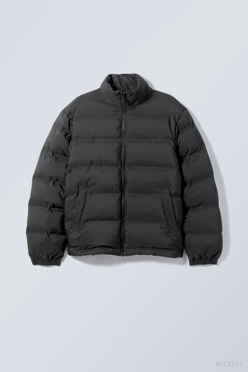 Weekday Cole Puffer Jacket ジャケット メンズ 黒 Japan | H7N-8879