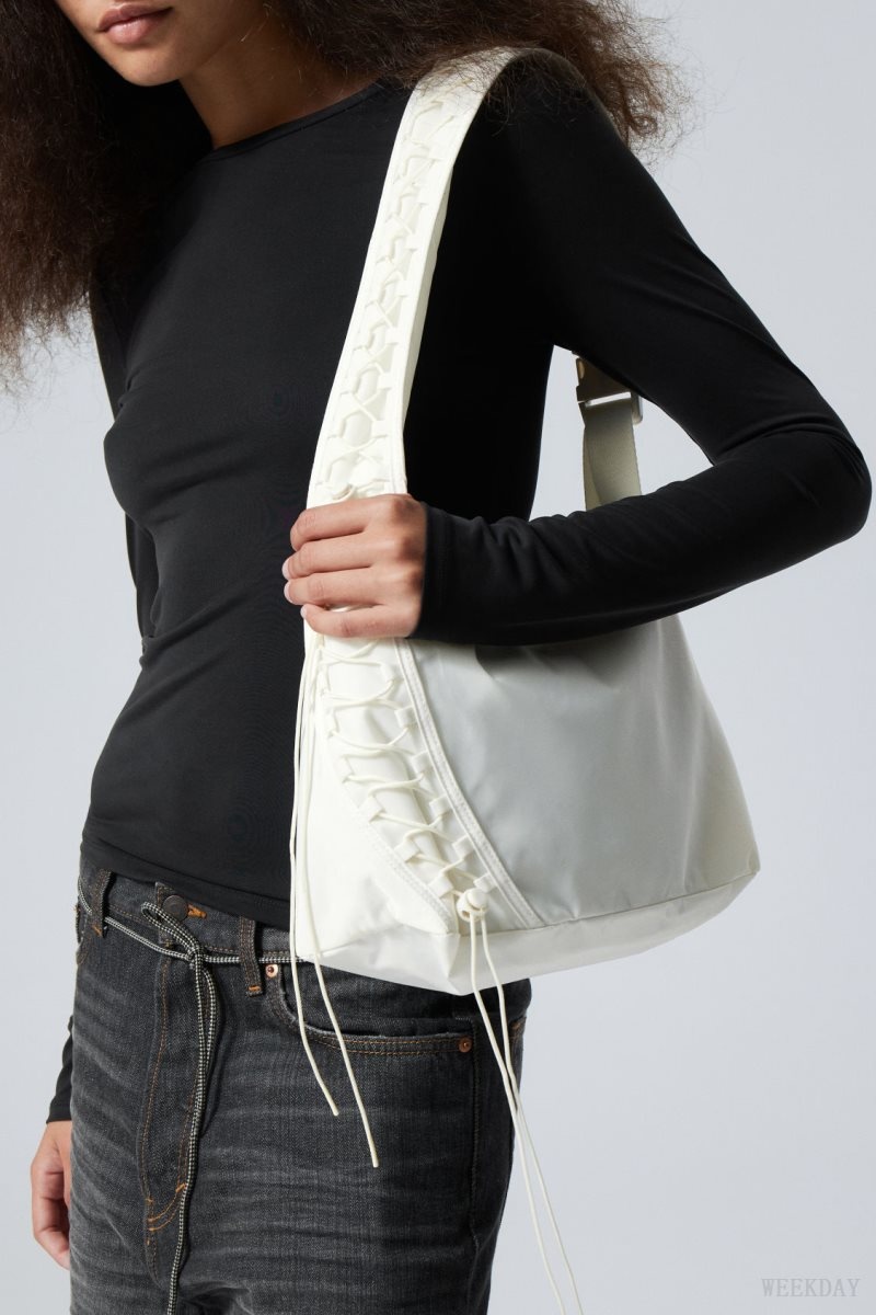 Weekday Drawstring Shoulder Bag バッグ レディース 白 Japan | J5Z-8523