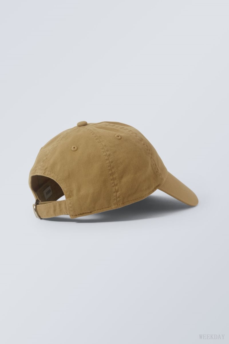 Weekday Essential Washed Cap ハット レディース Desert Japan | B3C-2551