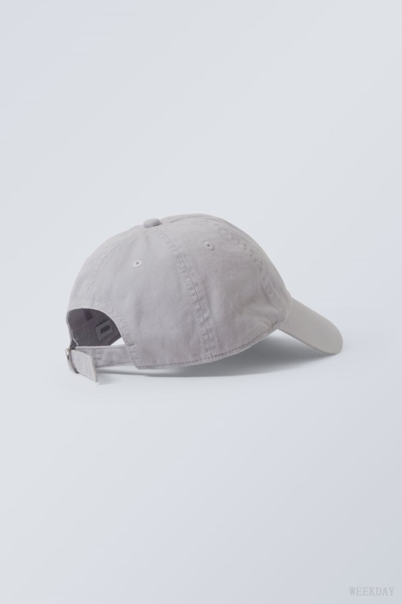 Weekday Essential Washed Cap ハット レディース グレー Japan | E0C-4713