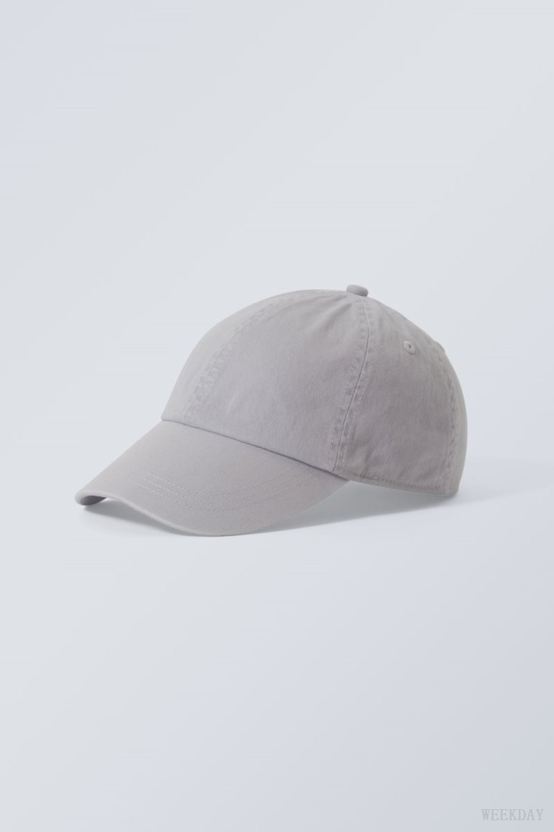 Weekday Essential Washed Cap ハット レディース グレー Japan | E0C-4713