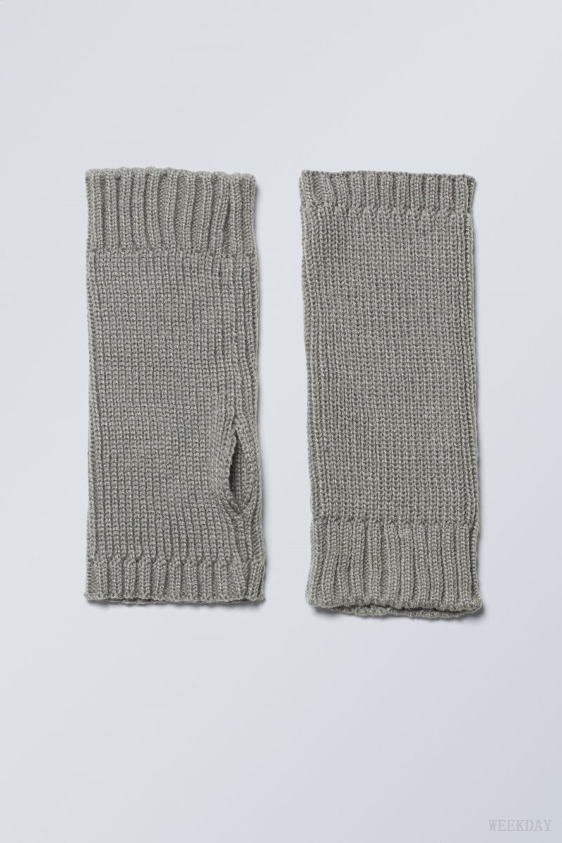 Weekday Hanna Wrist Warmer アクセサリー レディース グレー Japan | R8N-3620