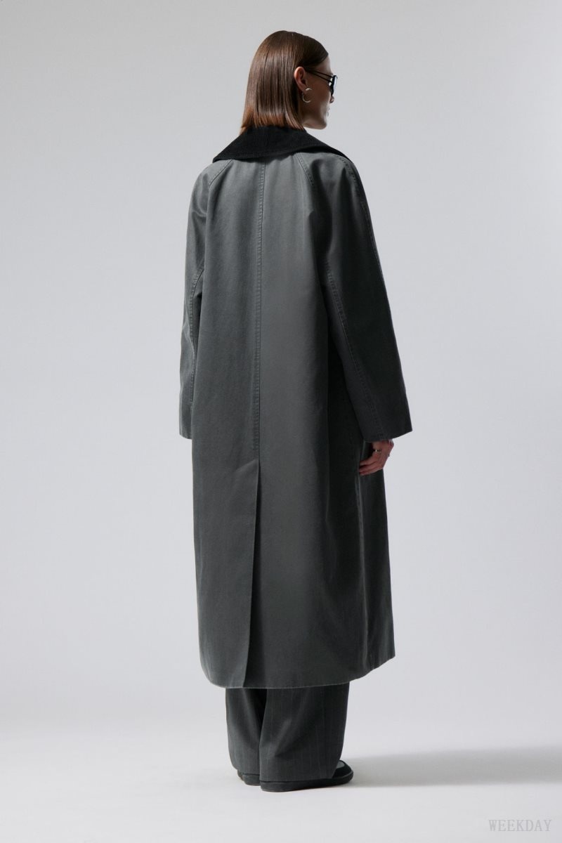 Weekday Jones Waxed Coat コート レディース 暗緑 Japan | L4T-6727