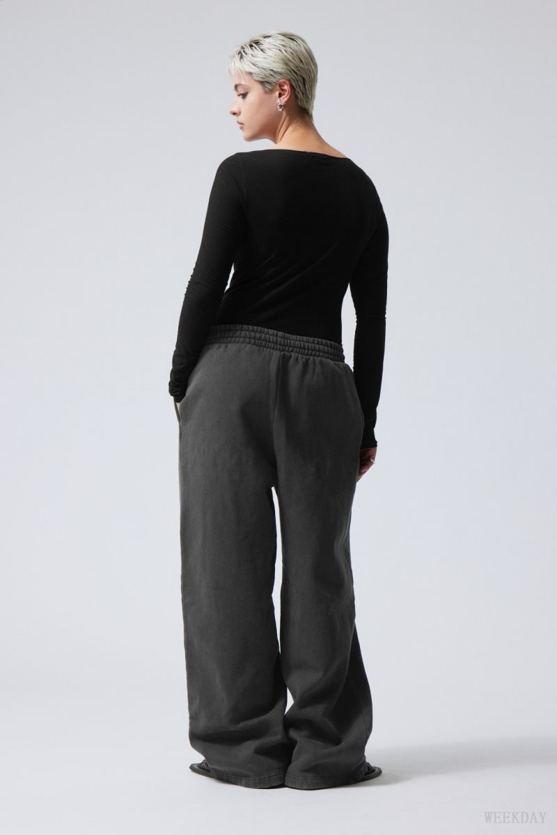 Weekday Loose Long Heavyweight Sweatpants ズボン レディース グレー Japan | Y1R-5738