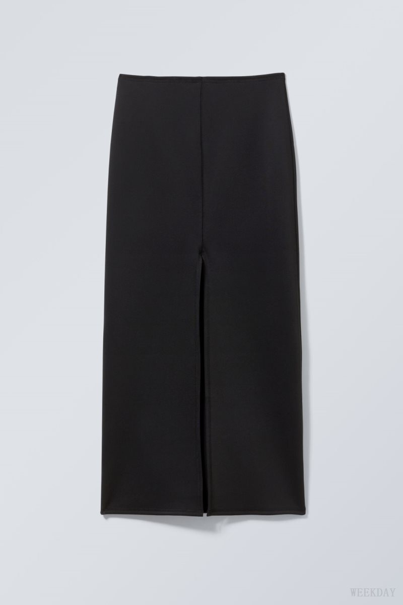 Weekday Minimal Long Skirt スカート レディース 黒 Japan | J2J-2556