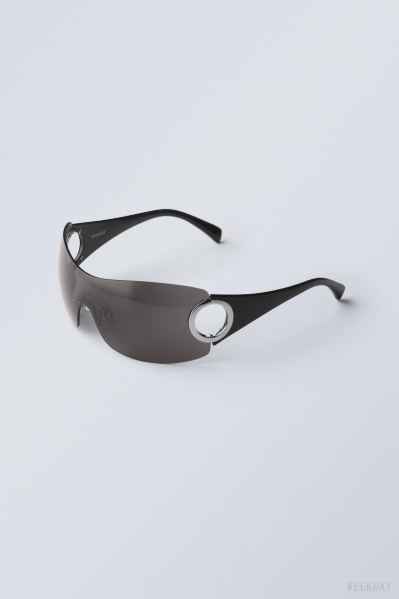 Weekday Motion Sunglasses サングラス レディース 黒 Japan | T3T-4286