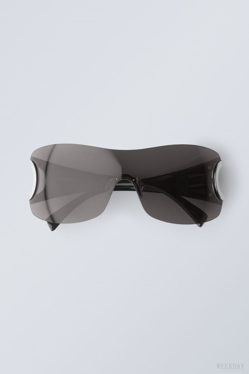 Weekday Motion Sunglasses サングラス メンズ 黒 Japan | X0P-2183