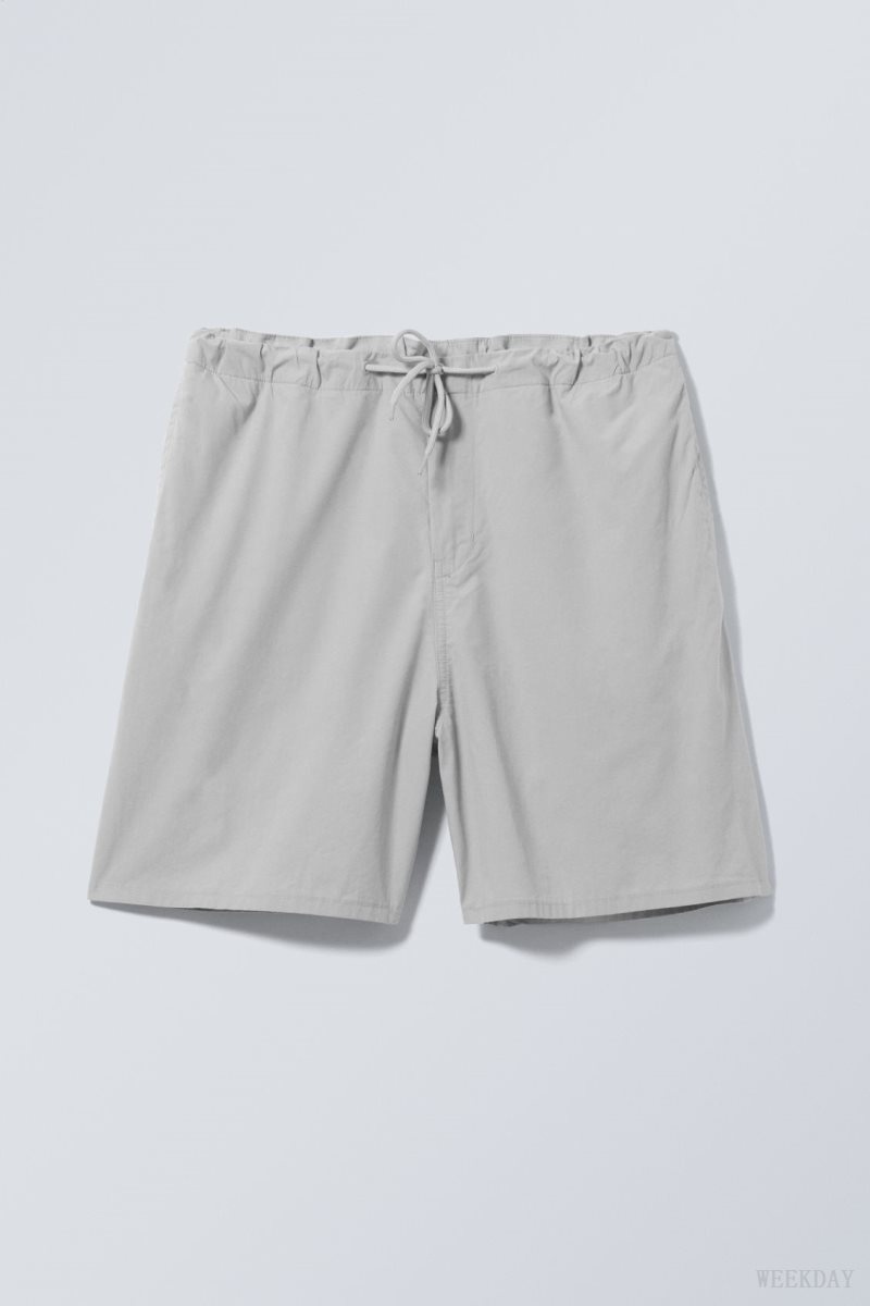 Weekday Parachute Loose Shorts ショートパンツ メンズ グレー Japan | O4S-4148