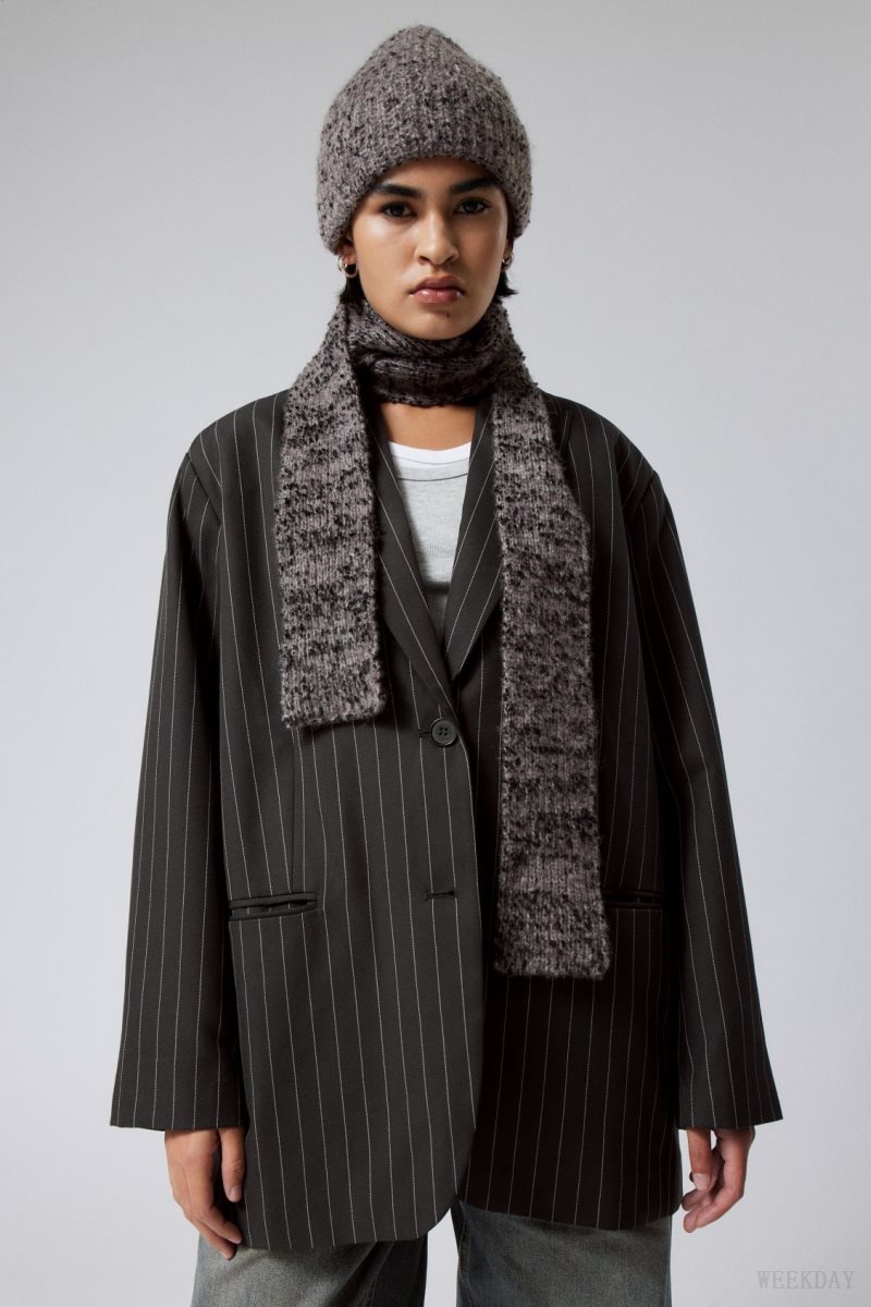 Weekday Popcorn Slim Scarf スカーフ レディース 暗 Japan | L2T-5520