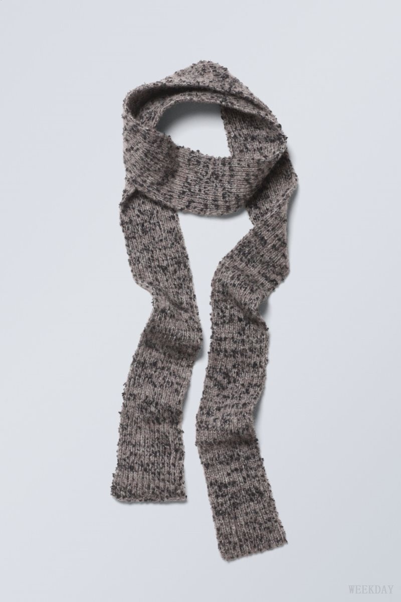 Weekday Popcorn Slim Scarf スカーフ レディース 暗 Japan | L2T-5520