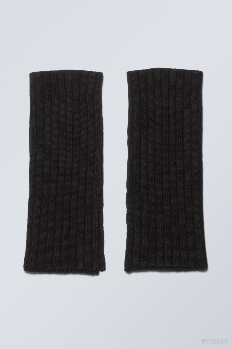 Weekday Short Leg Warmers アクセサリー レディース 黒 Japan | A4G-8110