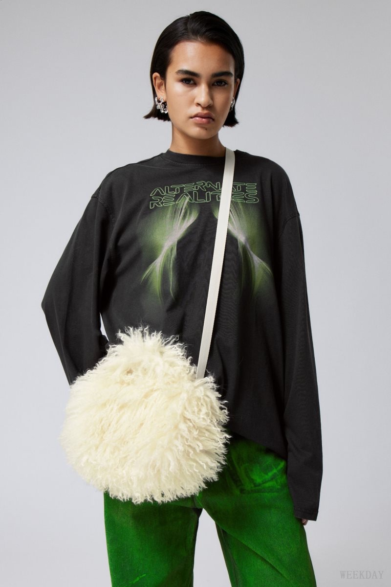 Weekday Small Faux Fur Bag バッグ レディース ライト Japan | S0Y-8841