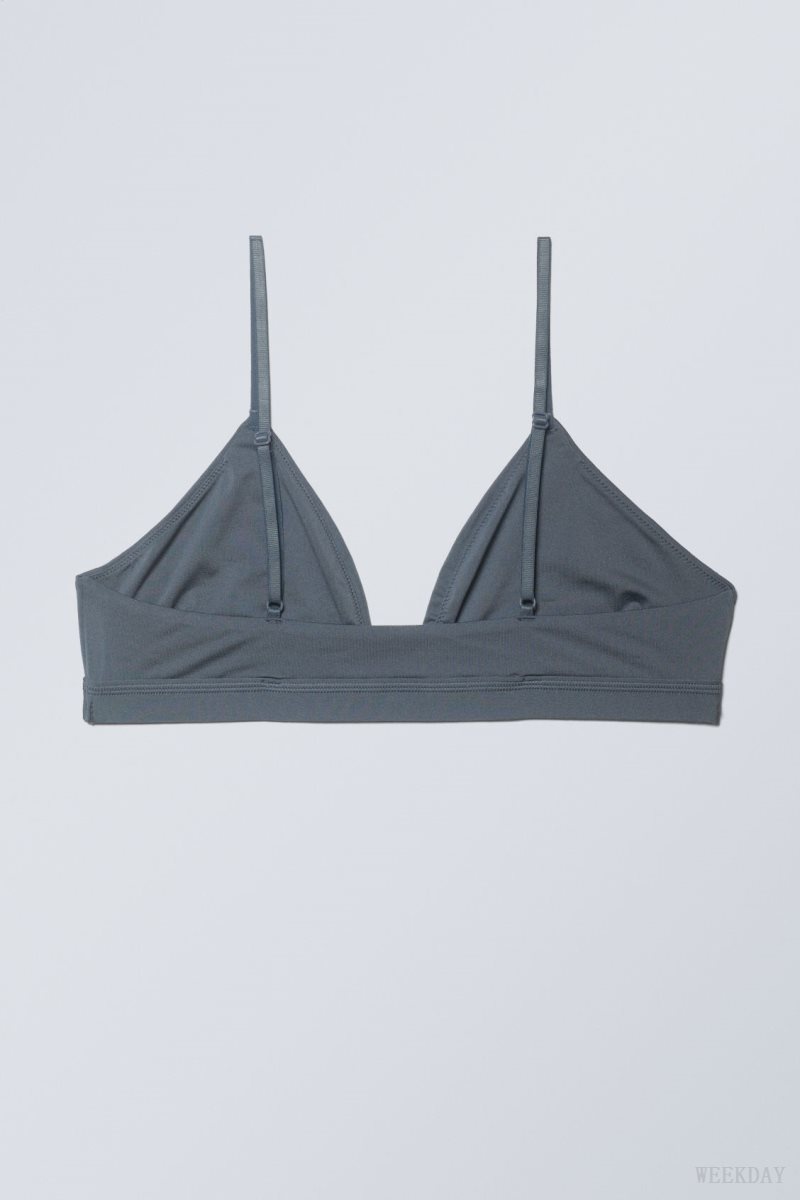 Weekday Soft Triangle Bralette Soul ランジェリー レディース 青 Japan | V5E-2023