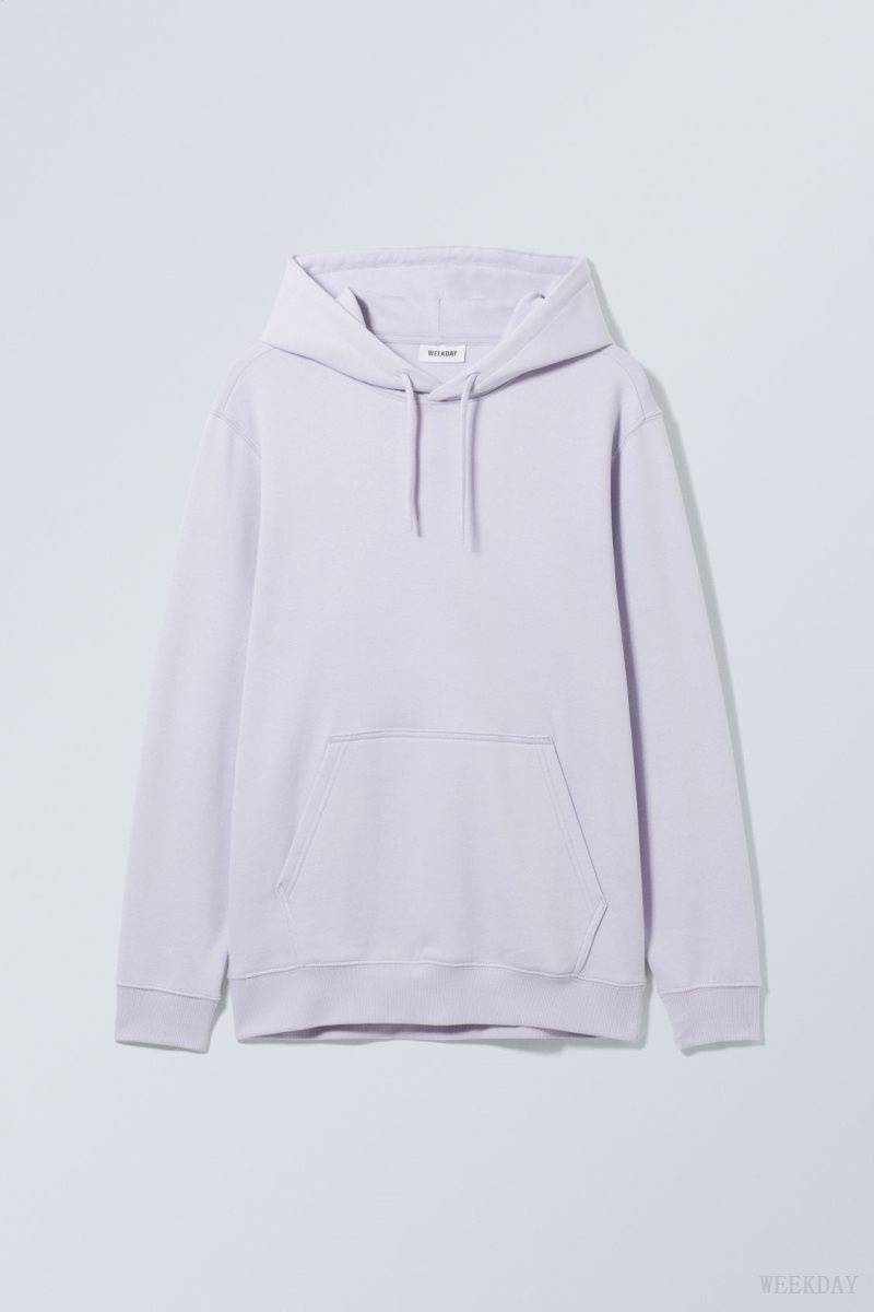 Weekday Standard Midweight Hoodie パーカー メンズ 紫 Japan | C7S-7667