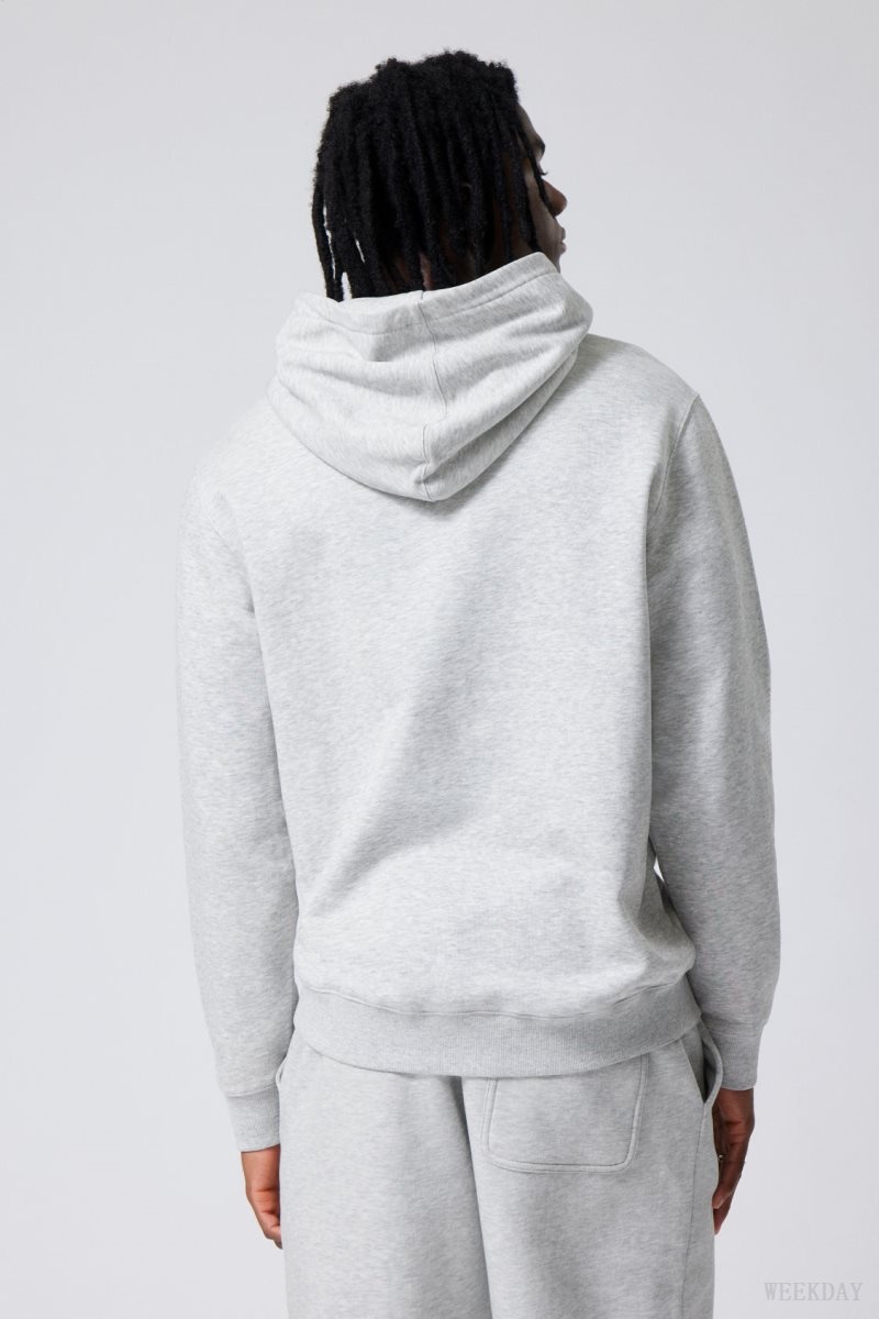 Weekday Standard Midweight Hoodie パーカー メンズ グレー Japan | R7H-0029