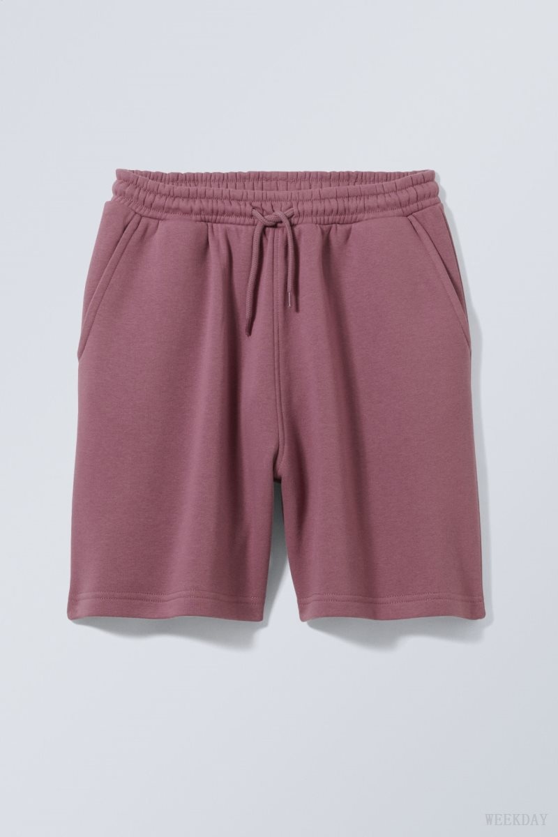 Weekday Standard Sweatshorts ショートパンツ メンズ 紫 Japan | U2M-8945