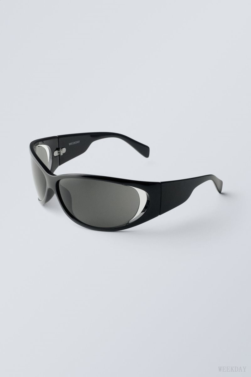 Weekday Strike Sunglasses サングラス レディース 黒 Japan | C1V-2191