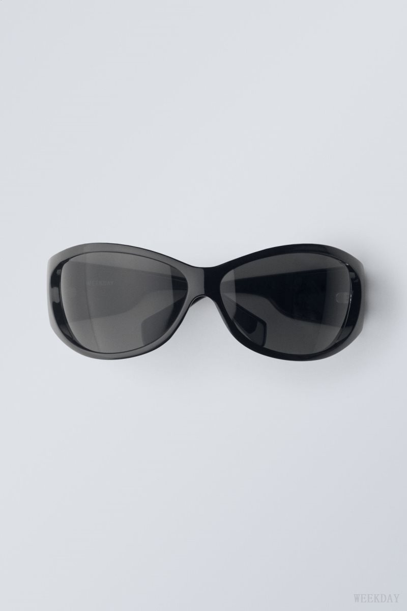 Weekday Strike Sunglasses サングラス レディース 黒 Japan | C1V-2191