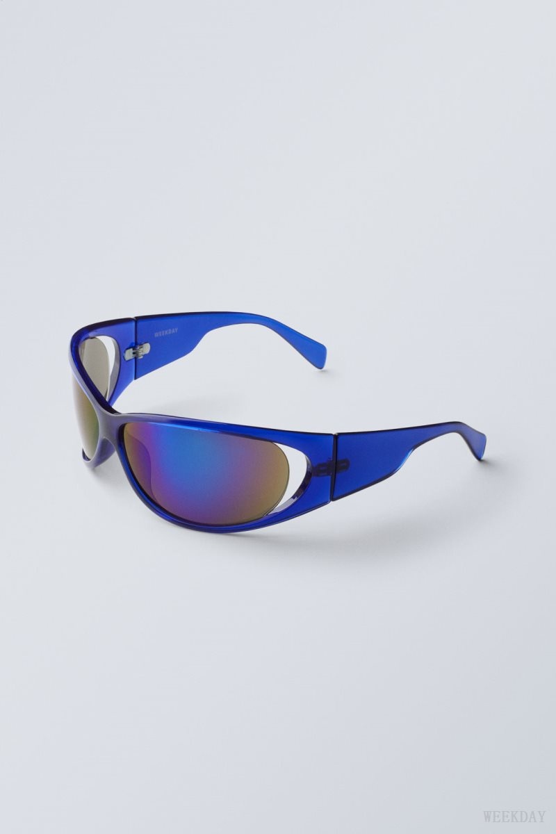 Weekday Strike Sunglasses サングラス レディース 青 Japan | K7V-1461